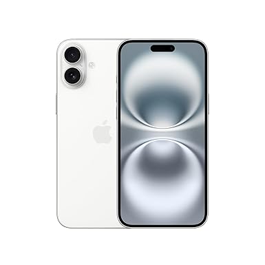 iPhone 16 Plus 128 GB | 5G Mobile Phone with Camera Control, A18 Chip and a Big Boost in Battery Life. Works with AirPods; White