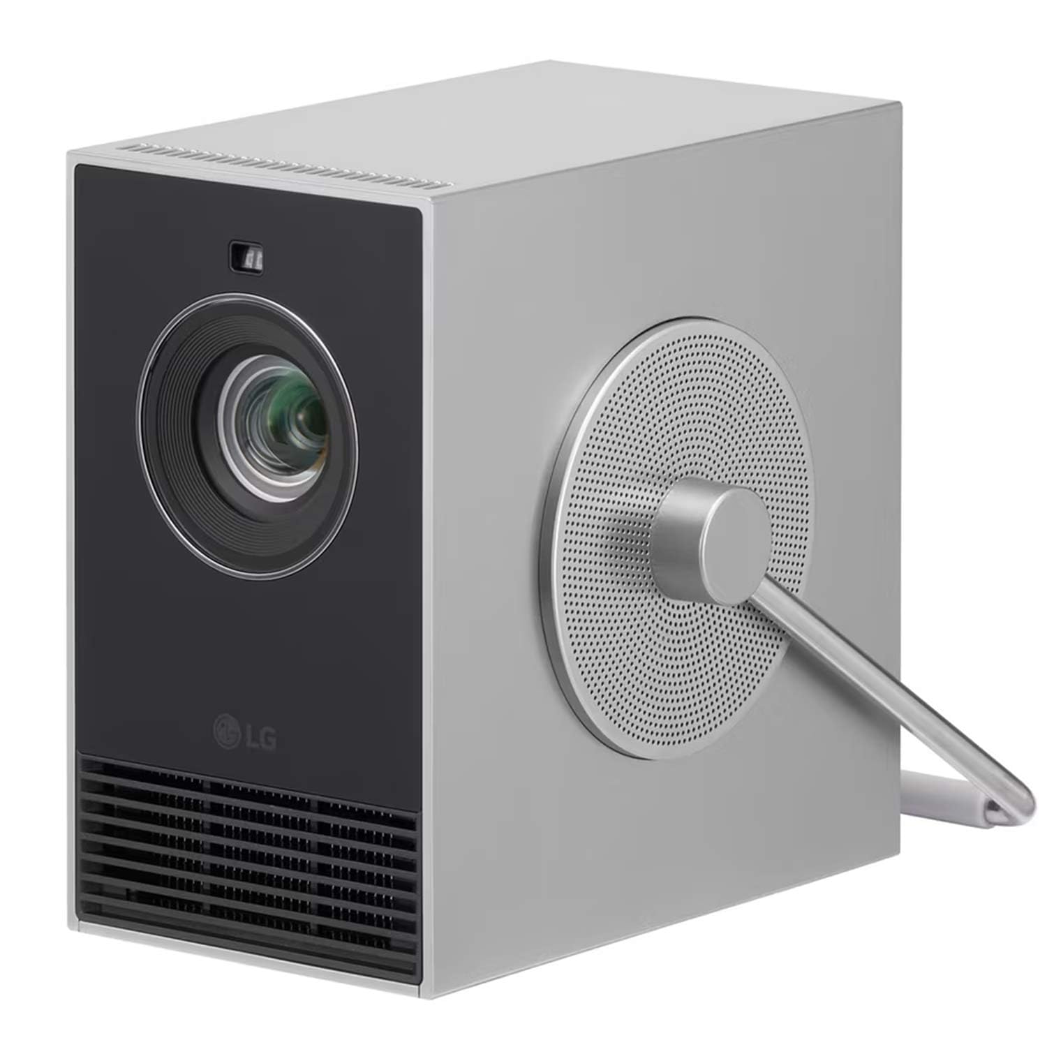 LG CineBeam Q HU710PB 4K UHD Smart Portable Laser Projector (3840x2160), upto 120" screen, 450,000:1 contrast ratio, 3-channel RGB Laser, 360° handle, Auto screen adjustment, Airplay & Screen Share